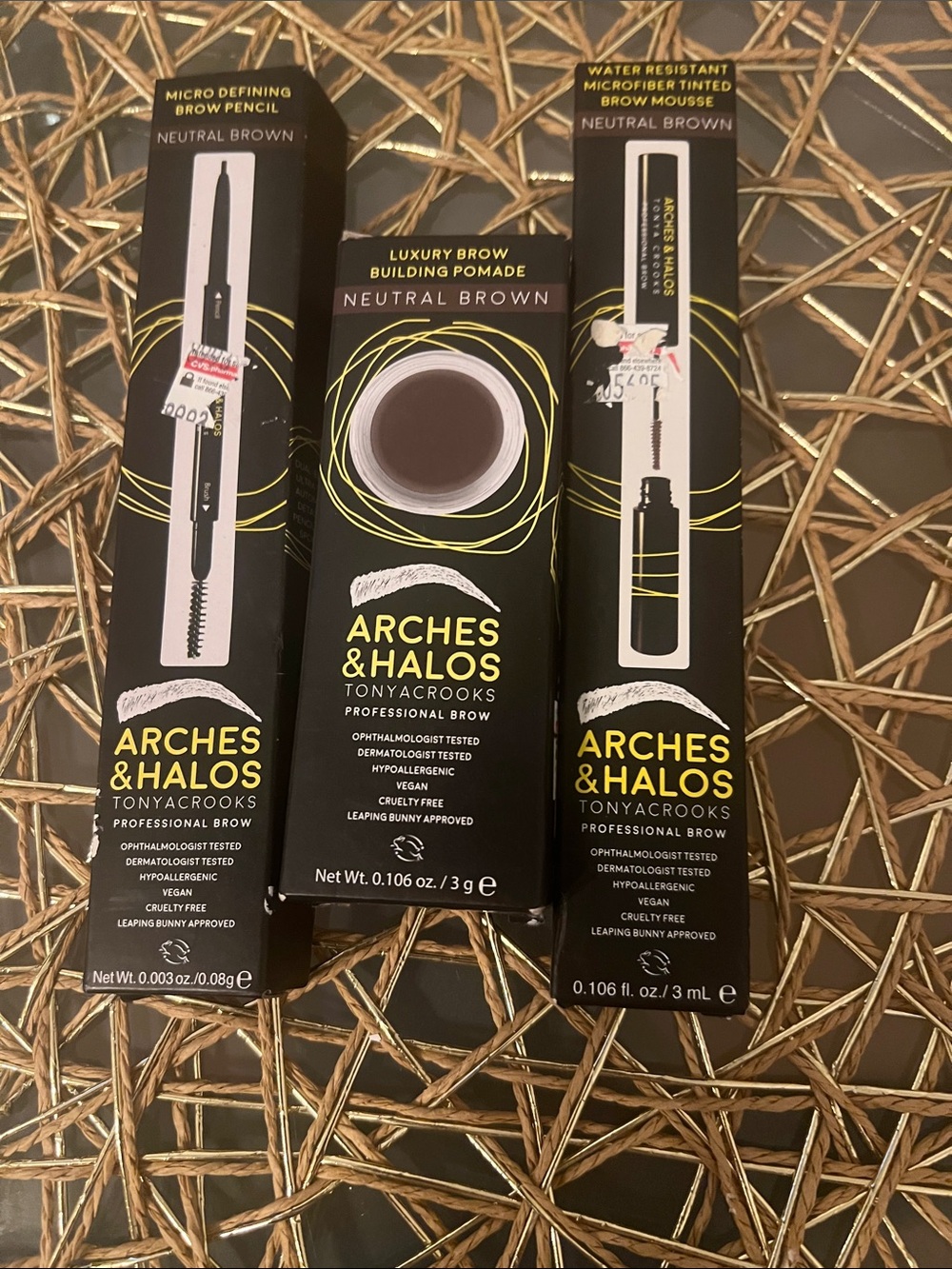 Arches & Halos Neutral Brown Brow Set